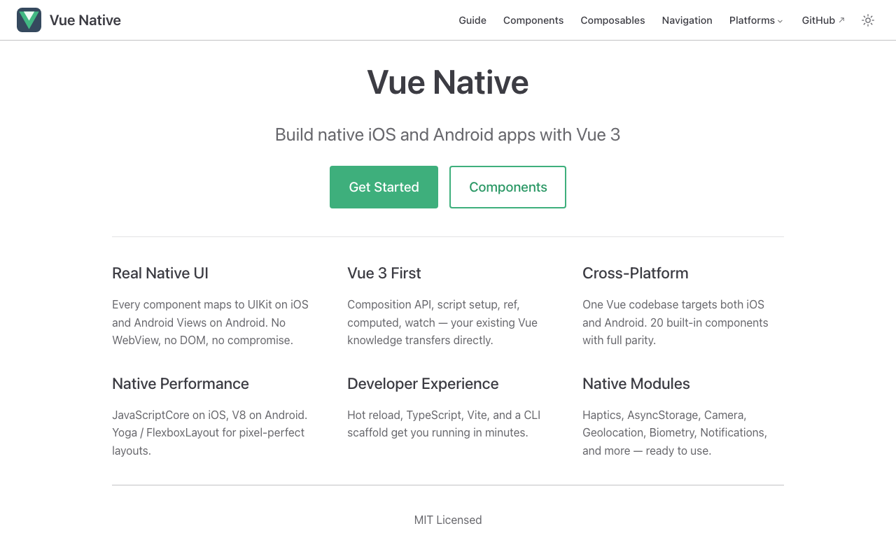 vue-native.dev preview
